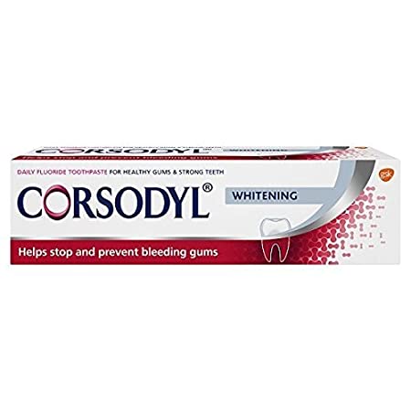 Corsodyl whitening toothpaste