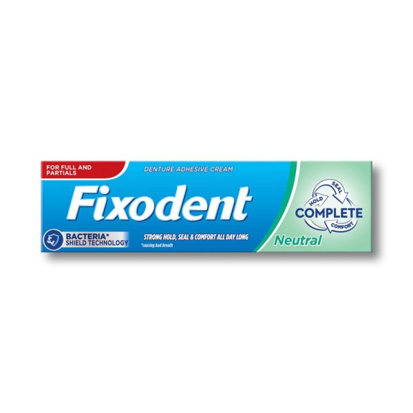 Fixodent neutral denture adhesive cream
