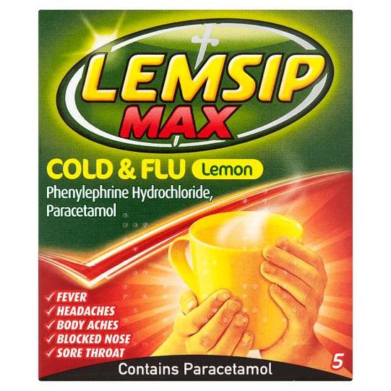 Lemsip max cold and flu