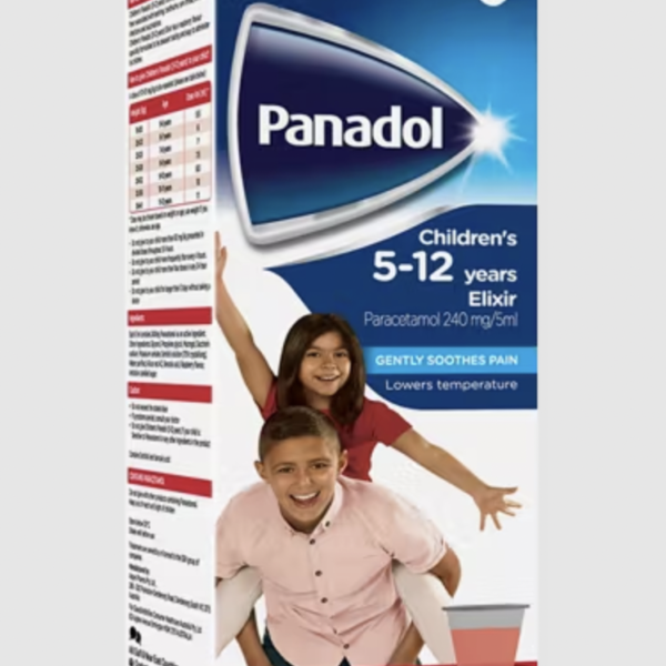 Panadol elixir 5-12years