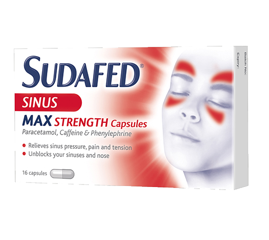 Sudafed sinus max strength