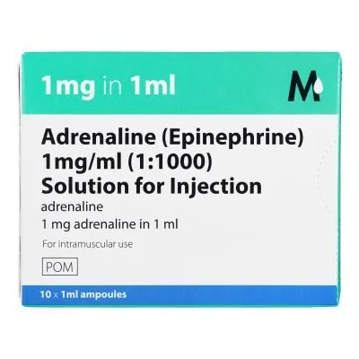 ADRENALINE 1% 1MG/ML INJ