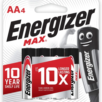ENERGIZER BATTERIES AA 4S