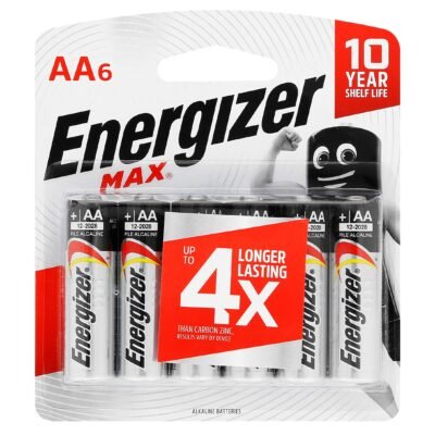 ENERGIZER BATTERIES AA 6S