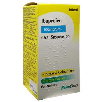 IBUPROFEN SUSPENSION 100MG/5ML 100ML