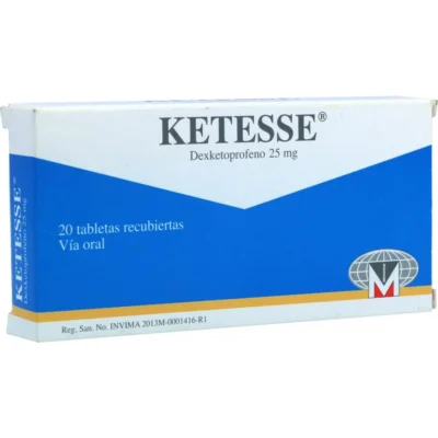 KETESSE 25MG TABS 20S (DEXKETOPROFEN TROMETAMOL)