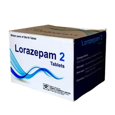 LORAZEPAM TAB 2MG 100S (PER TAB)