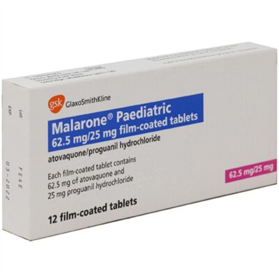 MALARONE PAEDIATRIC 62.5/25MG 12S (PER TAB)