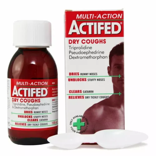 ACTIFED DRY RED SYR (COUGH & COLD) 100ML