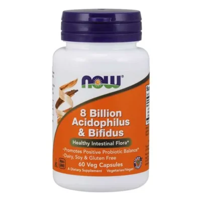 NOW 8 BILLION ACIDOPHILUS & BIFIDUS