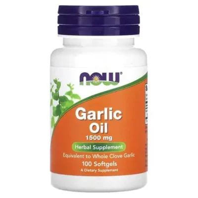 NOW GARLIC OIL 1500MG 100S