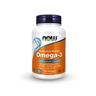 NOW OMEGA-3 1000MG 100S