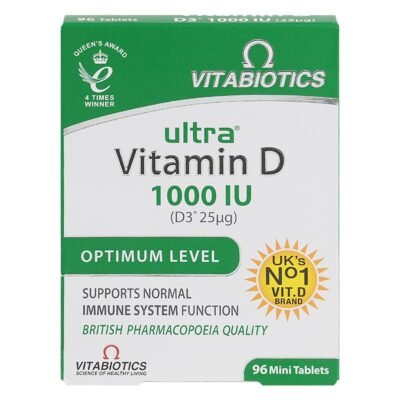 VITAMIN D3 1000IU 96S (VITABIOTICS ULTRA-D3)