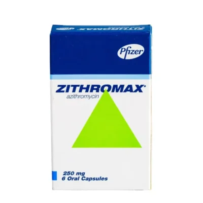 ZITHROMAX 250MG 6S (PER CAP)