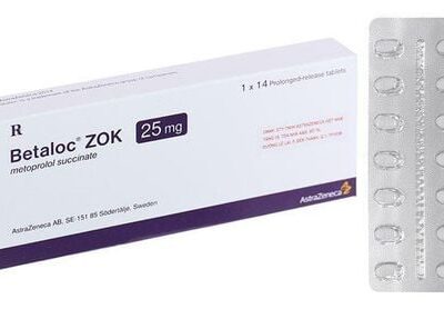 BETALOC ZOC 25MG (METOPROLOL) - PER TAB
