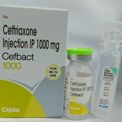 CEFTRIAXONE INJ 1G IM/IV ALL TYPES