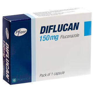 DIFLUCAN 150MG CAP 1S (FLUCONAZOLE)