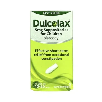 DULCOLAX 5MG CHILDRENS SUPPOSITORY