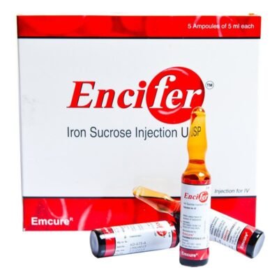 ENCIFER/HAEM UP IRON SUCROSE 100MG/5ML INJ 5S