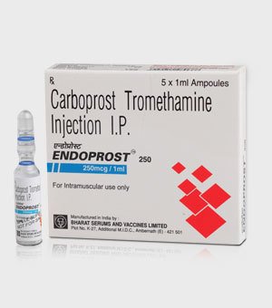 ENDOPROST INJ 250MCG/ML (CARBOPROST)