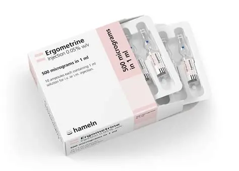 ERGOMETRINE INJ 1ML