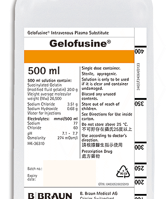 GELOFUSINE GEL 500ML