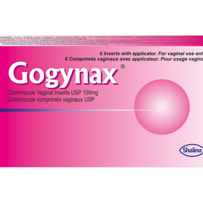GOGYNAX VAGINAL PESS 6S (PER PACK) - CLOTRIMAZOLE