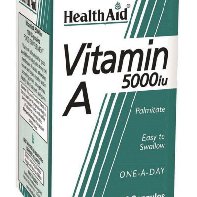 HEALTHAID VITAMIN A 5000IU CAPS 100/PER CAP