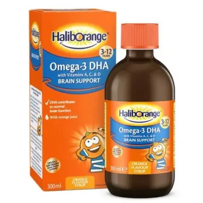 HALIBORANGE OMEGA-3 DHA SYRUP 300ML