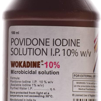WOKADINE SOLUTION 100ML
