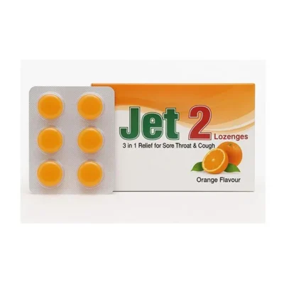 JET 2 LOZENGES PER STRIP 25X6