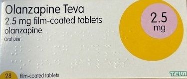 OLANZAPINE 2.5MG (PER TAB)