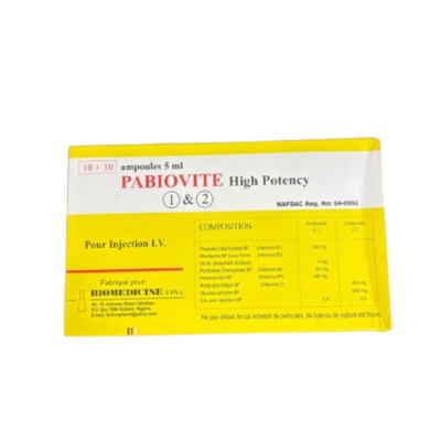 PABIOVITE INJ 5ML (PER 1&2 AMPS)