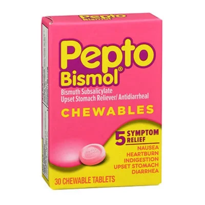 PEPTO BISMOL CHEWABLE TABS