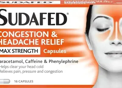 SUDAFED CONGESTION & HEADACHE 16S (ORANGE PK)