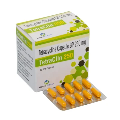 TETRACYCLINE 250MG CAPS  (PER CAP)
