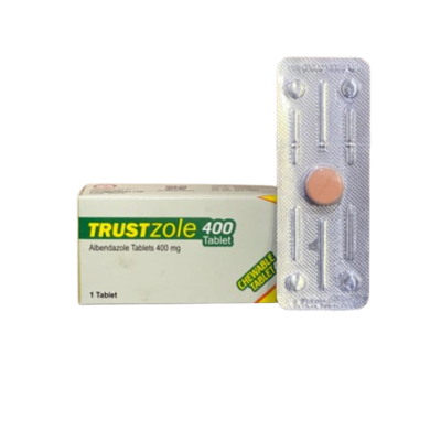 TRUSTZOLE 400MG (ALBENDAZOLE)