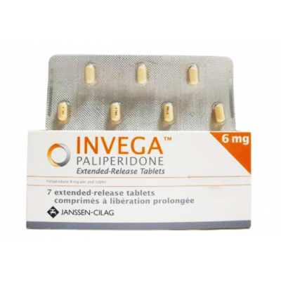INVEGA (PALIPERIDONE) 6MG TABS
