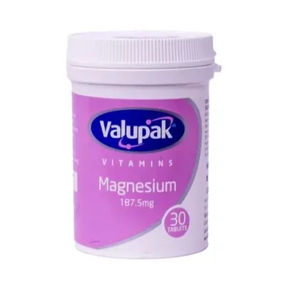 VALUPAK MAGNESIUM 187.5MG VIT 30S /PACK