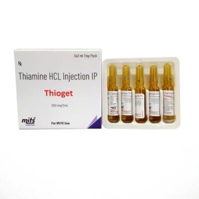 VITAMIN B1 INJ 200MG/2ML (THIAMINE)