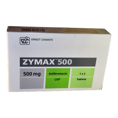 ZYMAX 500MG CAPS (AZITHROMYCIN) - PER CAP