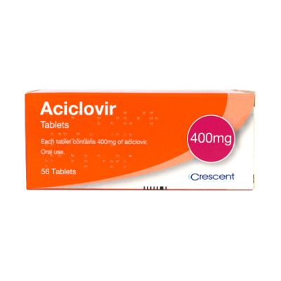 ACICLOVIR 400MG TAB (PER TAB) 56S