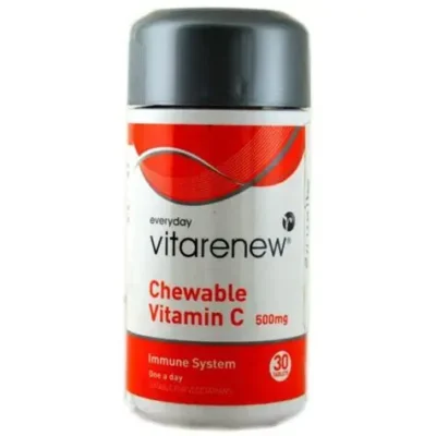 VITAMIN C CHEWABLE 500MG 30S ALL TYPES