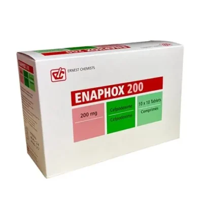 ENAPHOX (CEFPODOXIME) 200MG TABS (ORELOX GENERIC)