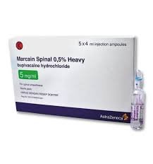 MARCAINE HEAVY (BUPIVACAINE) INJ 20MG/4ML