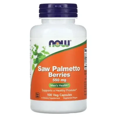 NOW SAW PALMETTO BERRIES 550MG