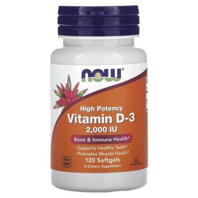 NOW VITAMIN D3 2000IU 120S