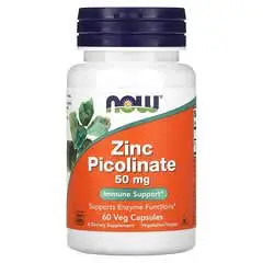 NOW ZINC PICOLINATE 50MCG 60S