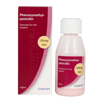 PHENOXYMETHYL PENICILLIN 125MG/5ML 100ML SUSP