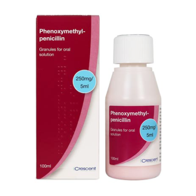 PHENOXYMETHYL PENICILLIN 250MG/5ML 100ML SUSP